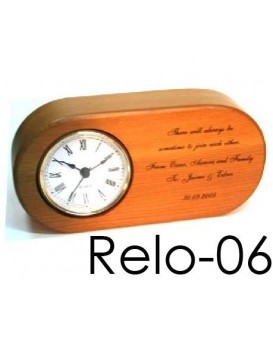 Reloj escritorio ovalado