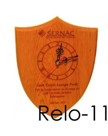 Reloj mural escudo