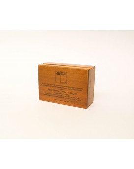 Tarjetero Galvano de madera Alerce