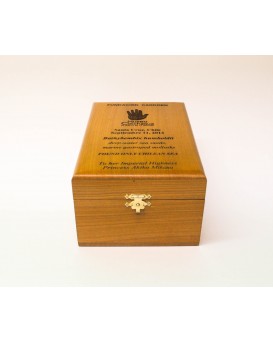 Galvano Caja de madera Alerce grande